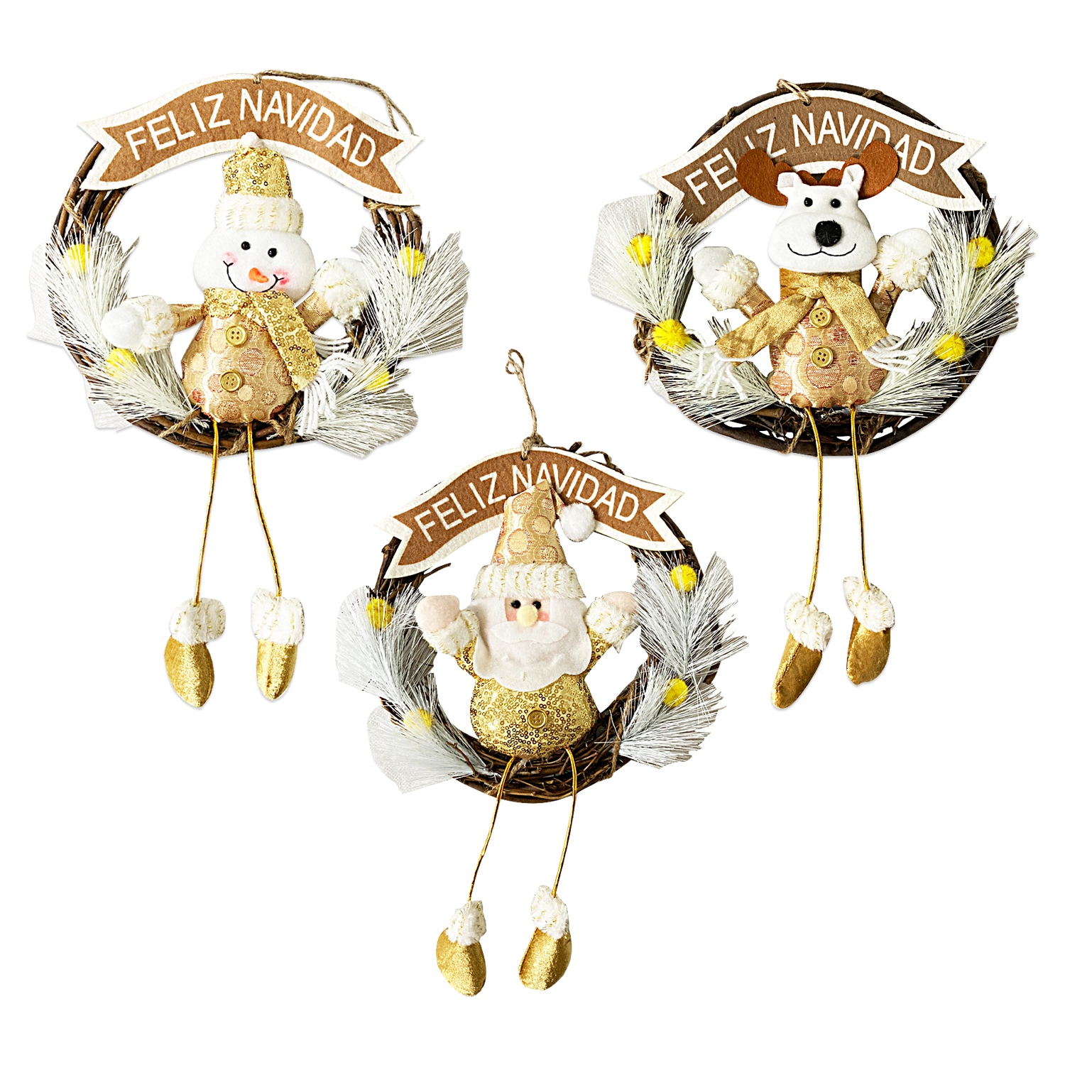 ADORNO MUÑECO NAVIDEÑO