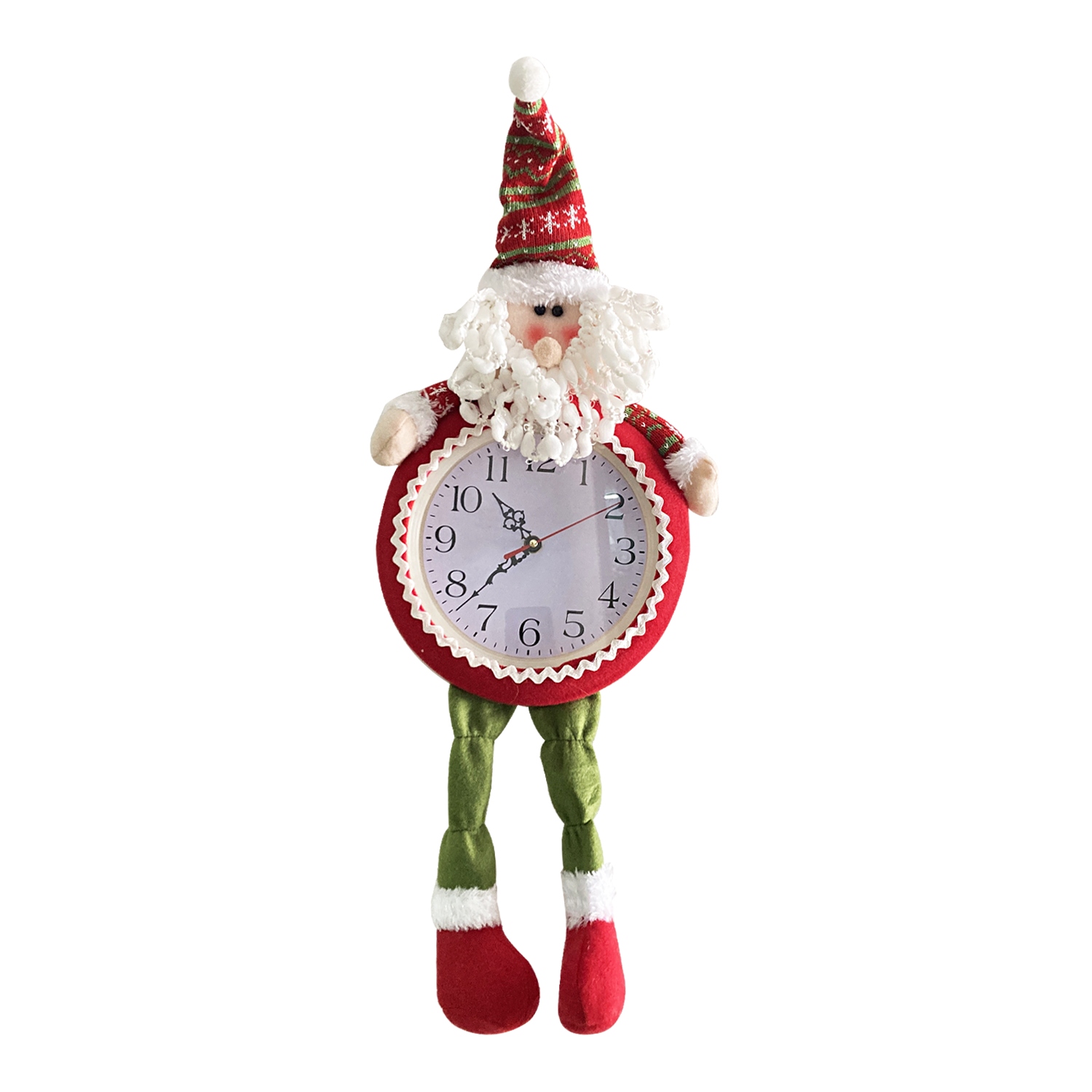 RELOJ MUÑECO NAVIDEÑO