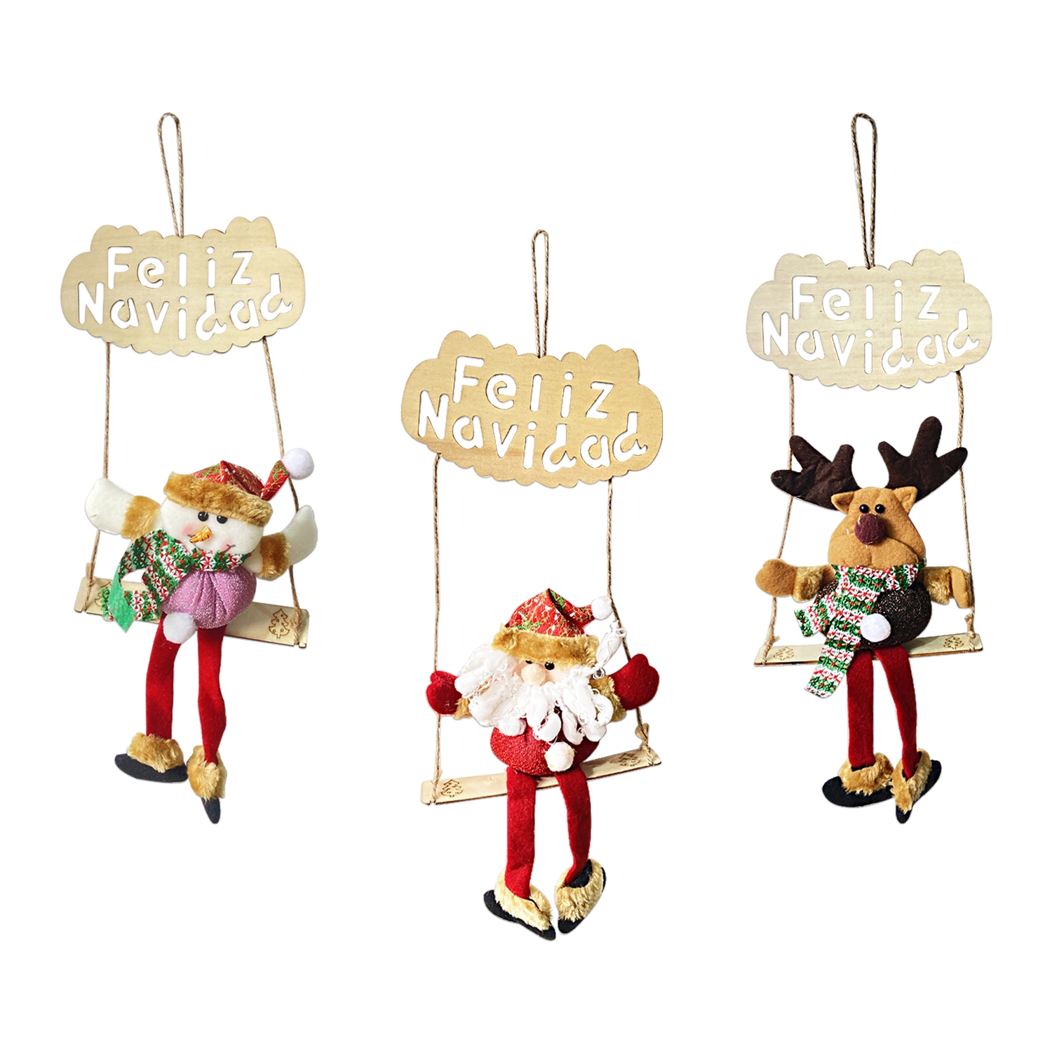 ADORNO MUÑECO NAVIDEÑO (PQTX12)