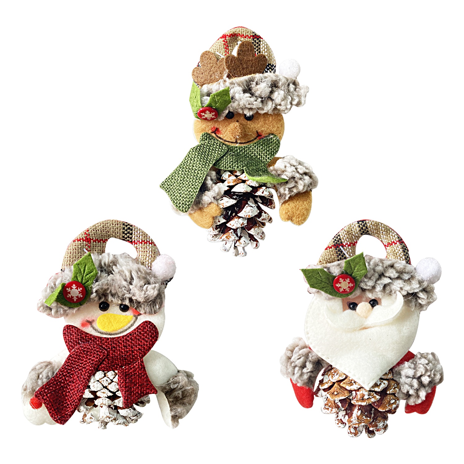 ADORNO MUÑECO NAVIDEÑO (PQTX12)