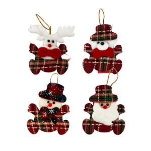 ADORNO MUÑECO NAVIDEÑO (PQTX12)