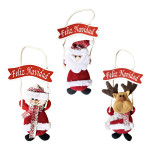 ADORNO MUÑECO NAVIDEÑO (PQTX12)