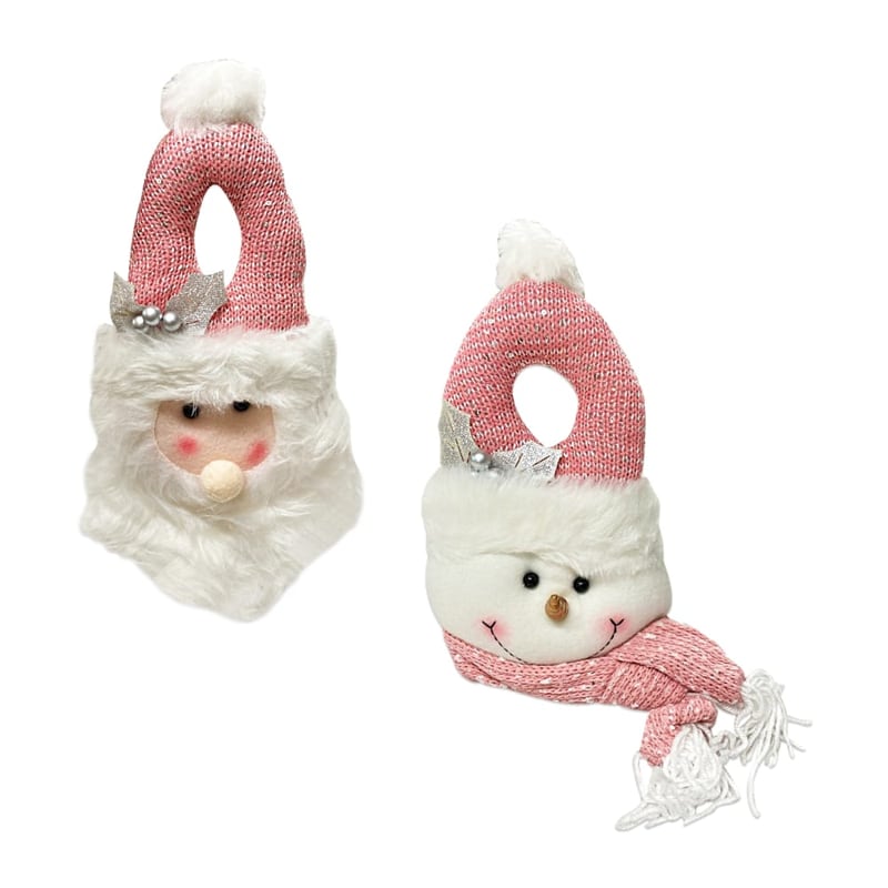 ADORNO CARA NAVIDEÑA 32CM