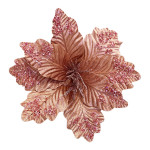 FLOR NAVIDEÑA PALO ROSA 25CM (BJX100)