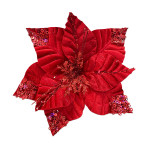 FLOR NAVIDEÑA ROJA 32CM (BJX80)