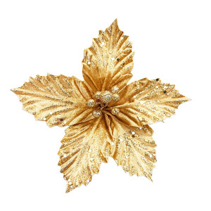 FLOR NAVIDEÑA CHAMPAÑA (BJX120)