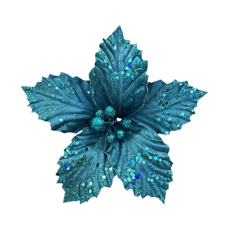 FLOR NAVIDEÑA VERDE MENTA(BDJX240)