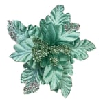 FLOR NAVIDEÑA VERDE MENTA 28CM (BDJ X144)''