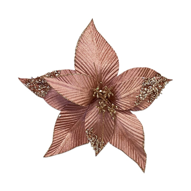 FLOR NAVIDEÑA PALO ROSA26CM(BDJ X192)