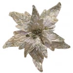 FLOR NAVIDEÑA CHAMPAÑA 32CM (BDJX120)