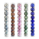 BOLA NAVIDEÑA SURTIDA 8CM X9