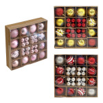 BOLA NAVIDEÑA SURTIDA 6/3CM X44