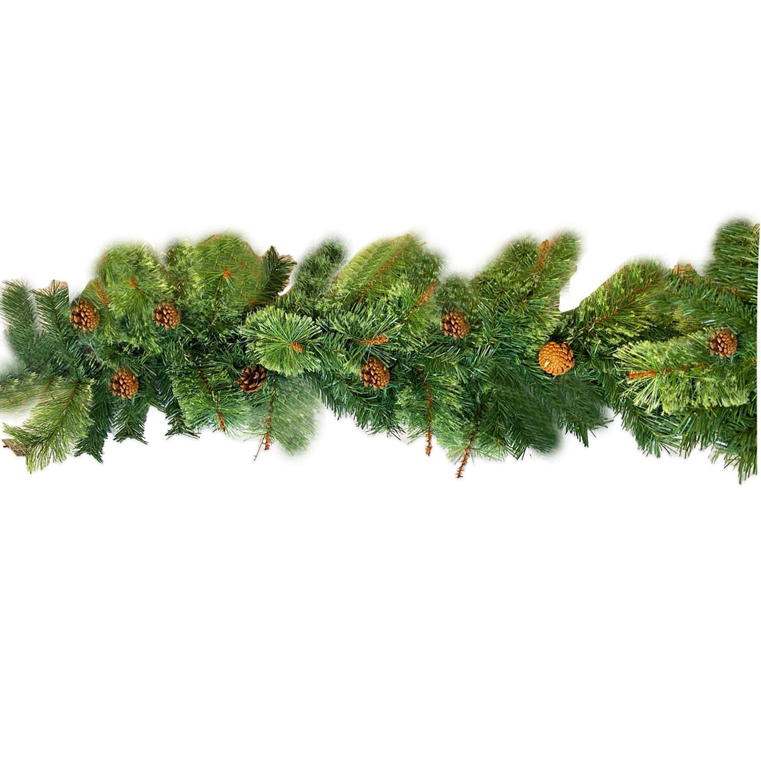 GUIRNALDA VERDE ALAMBRADA 33*270CM 208T