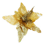 FLOR NAVIDEÑA DORADA 45CM (BJX60)