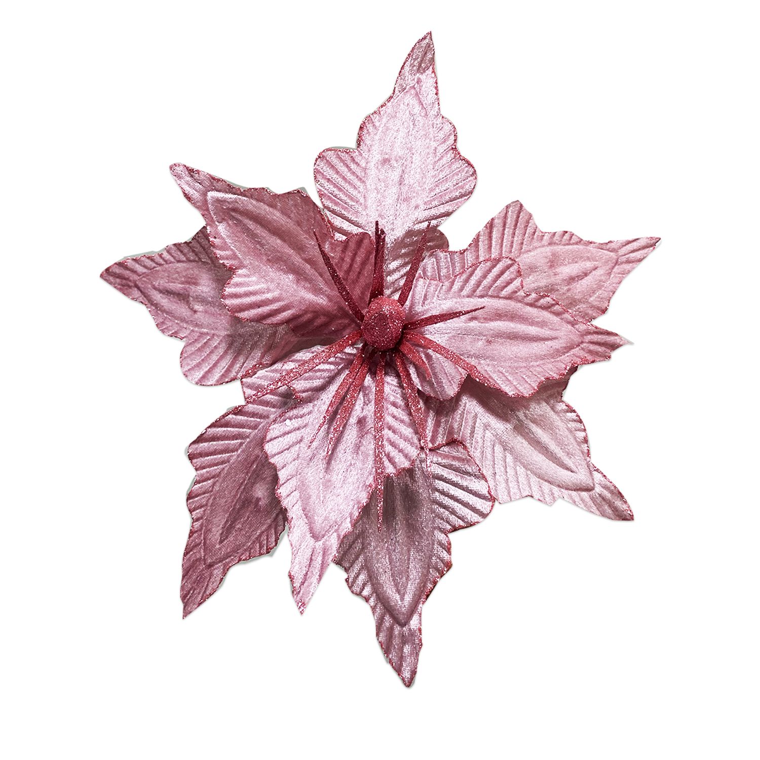 FLOR NAVIDEÑA ROSADA 34CM (BJX80)