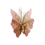 FLOR MARIPOSA NAVIDEÑA PALO ROSA (BJX80)