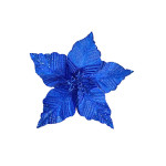 FLOR NAVIDEÑA AZUL 22CM (BJX120)