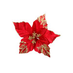 FLOR NAVIDEÑA ROJA 22CM (BJX120)