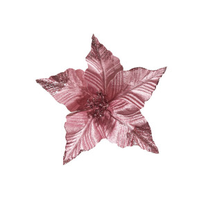 FLOR NAVIDEÑA ROSADA 22CM (BJX120)