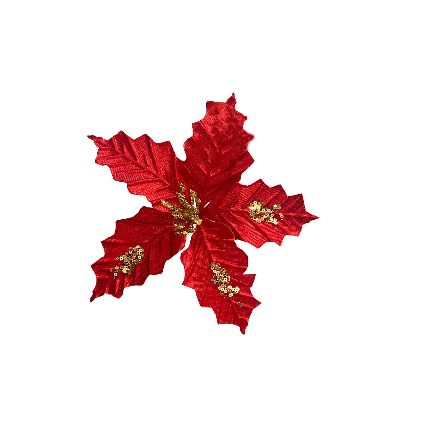 FLOR NAVIDEÑA ROJA 22CM (BJX120)