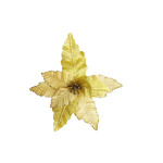 FLOR NAVIDEÑA DORADA 26CM (BJX100)