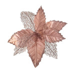 FLOR NAVIDEÑA PALO ROSA 33CM (BJX80)