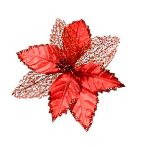FLOR NAVIDEÑA ROJA 33CM (BJX80)