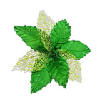 FLOR NAVIDEÑA VERDE 33CM (BJX80)