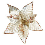 FLOR NAVIDEÑA CHAMPAÑA 46CM (BJX60)