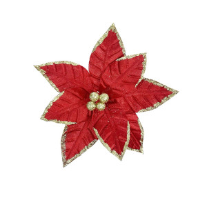 FLOR NAVIDEÑA ROJA 26CM (BJX100)