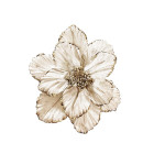 FLOR NAVIDEÑA CHAMPAÑA 22CM (BJX80)