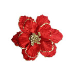 FLOR NAVIDEÑA ROJA 22CM (BJX80)