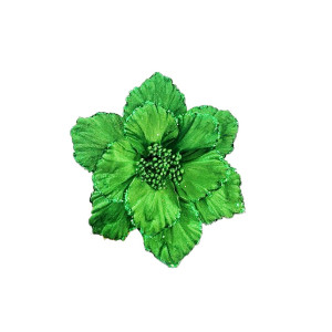 FLOR NAVIDEÑA VERDE 22CM (BJX80)