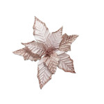 FLOR NAVIDEÑA ROSADO CLARO 30CM (BJX80)