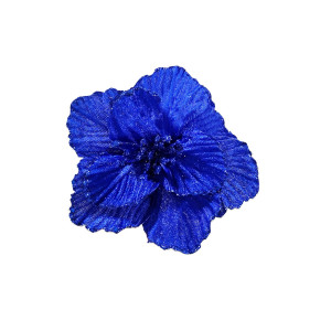 FLOR NAVIDEÑA AZUL 18CM (BJX100)