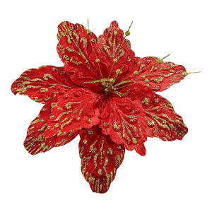 FLOR NAVIDEÑA ROJA 45CM (BJX60)