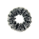 CORONA NAVIDEÑA PUNTAS BLANCAS 24CM