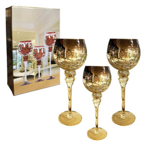 JUEGO DE COPAS NAVIDEÑAS X3