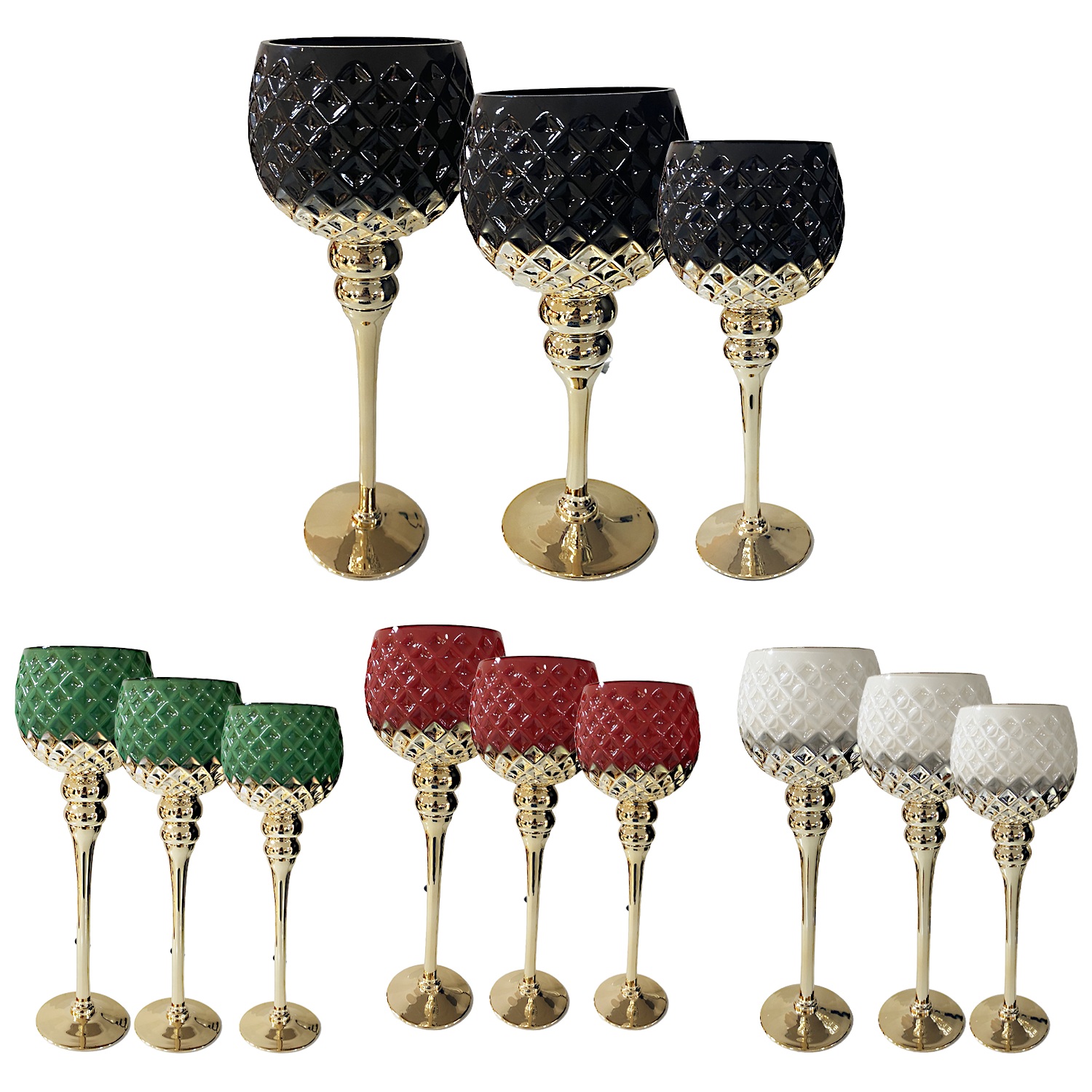 JUEGO DE COPAS NAVIDEÑAS X3