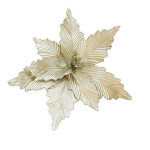 FLOR NAVIDEÑA CHAMPAÑA 36CM (BJX100)