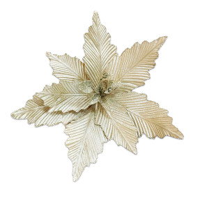 FLOR NAVIDEÑA CHAMPAÑA 36CM (BJX100)