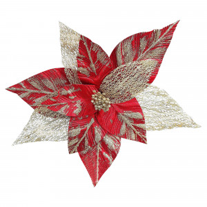 FLOR NAVIDEÑA ROJA 46CM (BJX48)