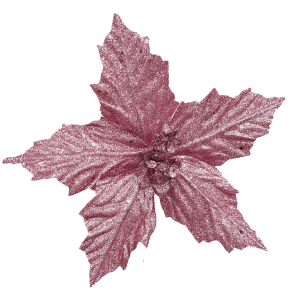FLOR NAVIDEÑA PALO ROSA 20CM (BJX80)