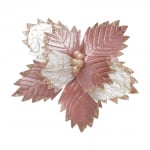 FLOR NAVIDEÑA PALO ROSA (30CM);