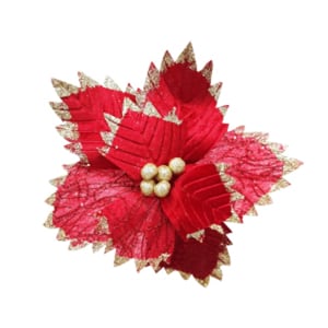 FLOR NAVIDEÑA ROJA (30CM);