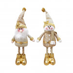 ADORNO MUÑECO NAVIDEÑO PATAS LARGAS