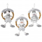 ADORNO NAVIDEÑO CON PELUCHE