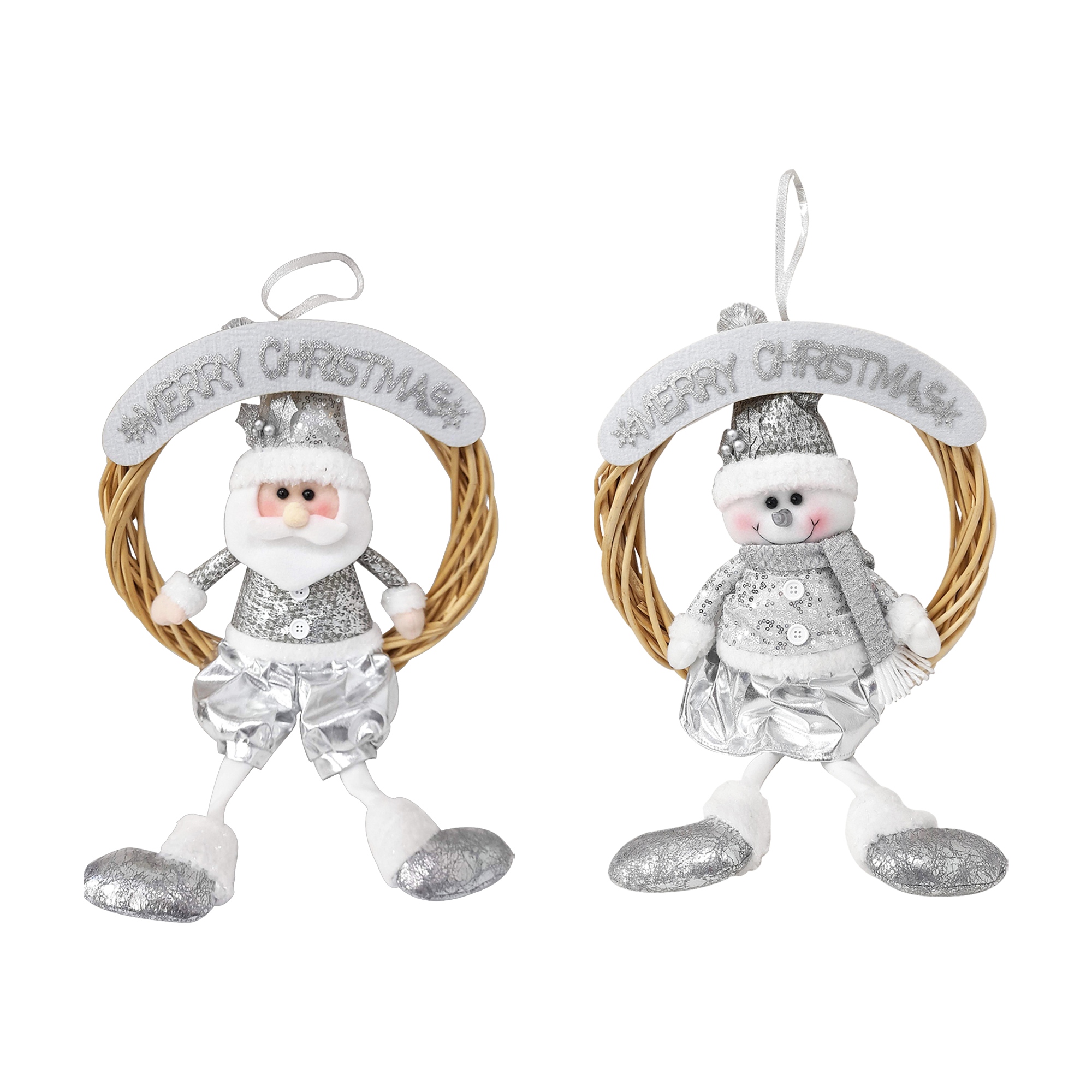 ADORNO NAVIDEÑO CON PELUCHE