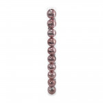 BOLA NAVIDEÑA PALO ROSA 6CM X10