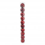 BOLA NAVIDEÑA ROJA 6CM X10